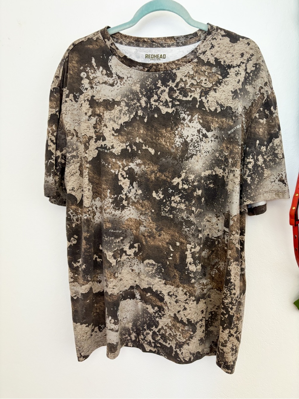 RedHead Men’s Size XL Camouflage Short Sleeve T-Shirt Crew Neck
